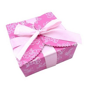 粉紅花紋方盒－10入/50入